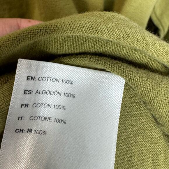 John Elliot SL University Tee Long Sleeve Crew Neck T-Shirt Casual Green XXL - Picture 10 of 11